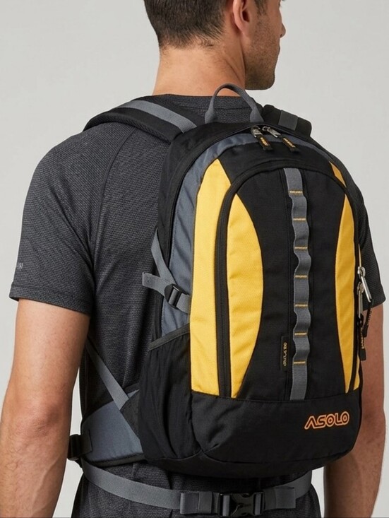 Asolo Other - Asolo Black and Yellow Men's Backpack